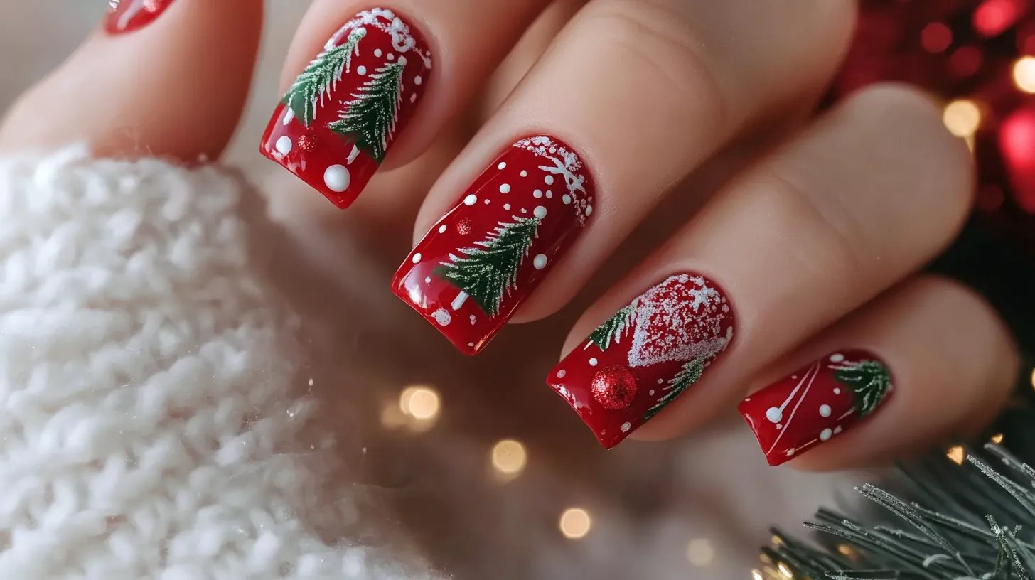 22 Festive Christmas Nail Trends Taking Over 2025