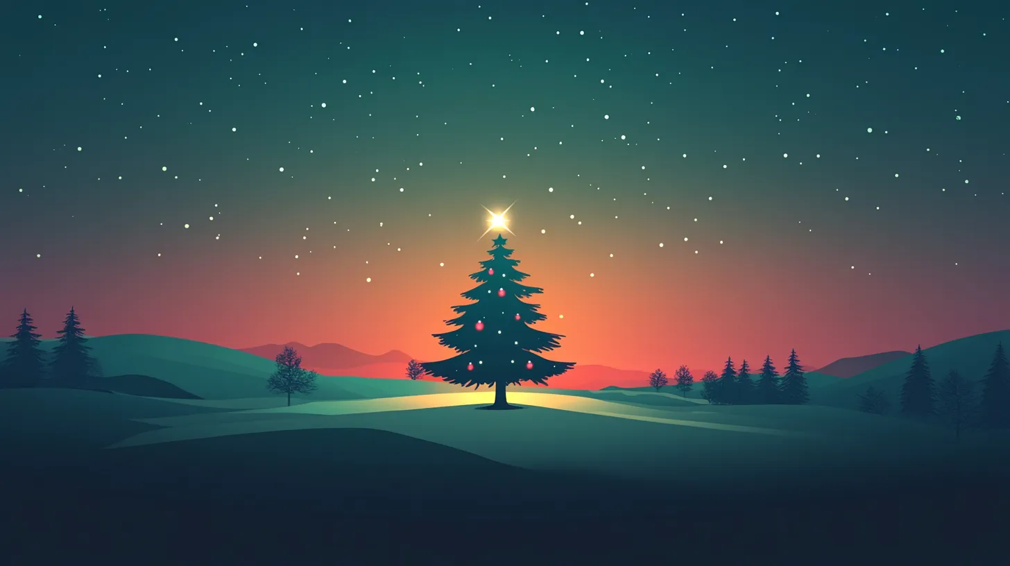 16 Minimalist Christmas Wallpapers That Prove Less is More This Holiday Season!